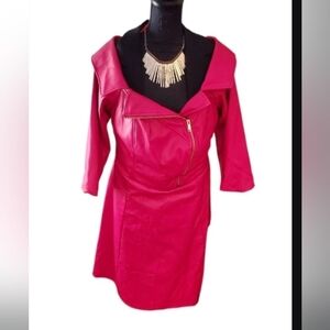 Ashley Stewart Red Off-Shoulder Midi Dress 14